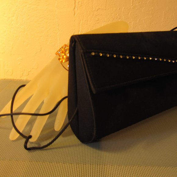 Black Evening Clutch by Ande', Vintage - Picture 2 of 7